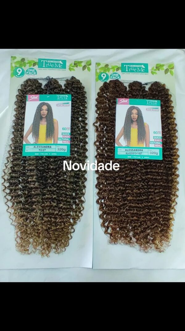 cabelo alessandra crochê 320g