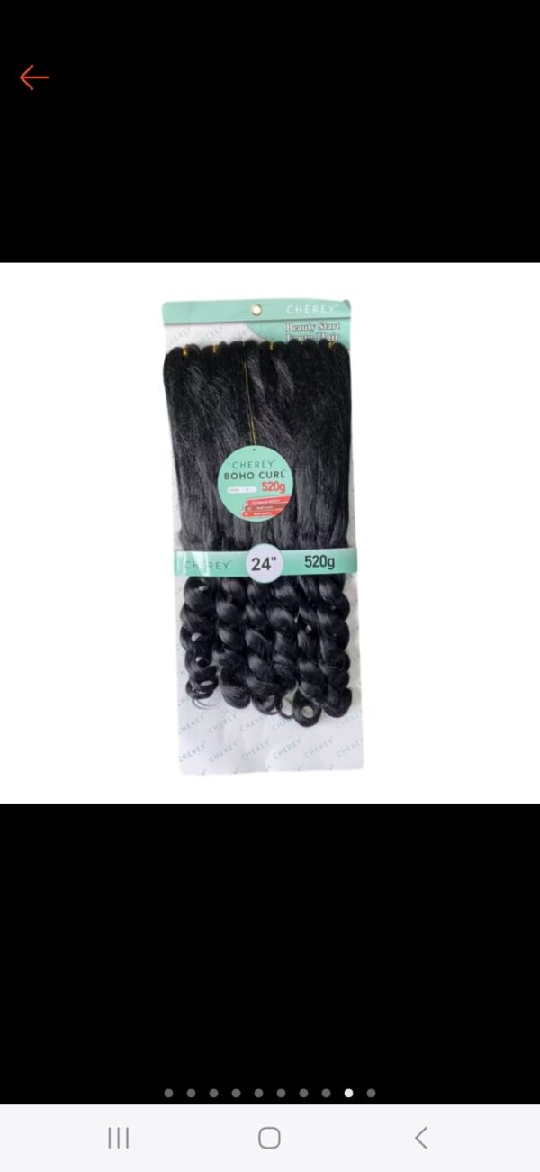 cabelo boho curl para trança 520g