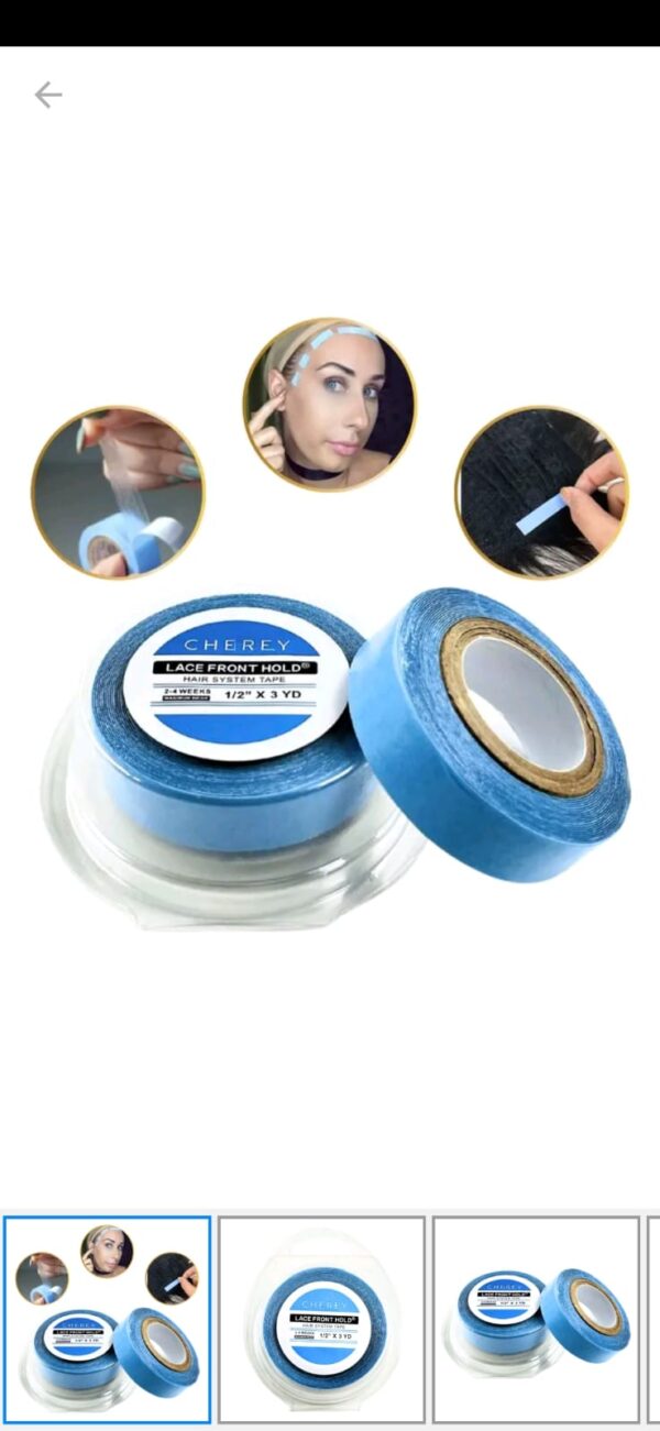 Fita Adesiva Dupla Faca Lace Front peruca hair cherey
