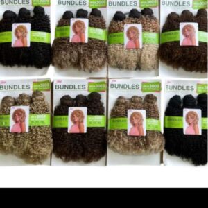 Cabelo cacheado orgânico Goivo Bundles Sleek 60cm 300g