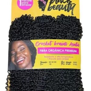 Cabelo crochet braids organico 300g 60cm