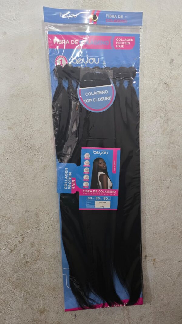 cabelo fibra de colágeno para tudo Be.you com top closure