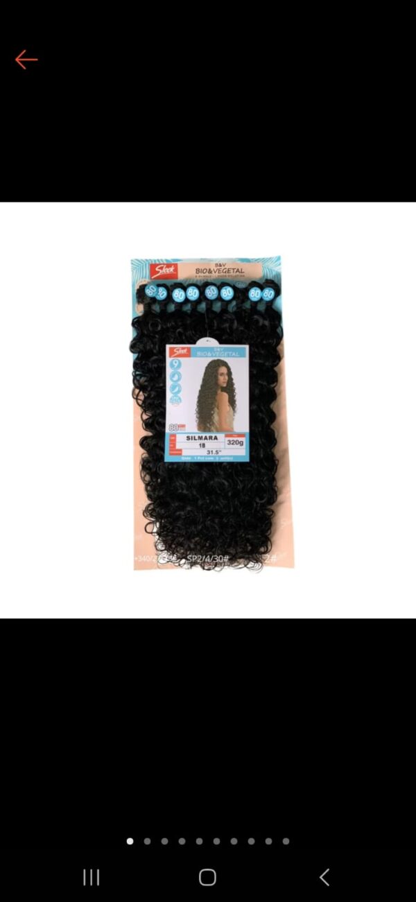 sleek cabelo cacheado silmara bio vegetal 320g