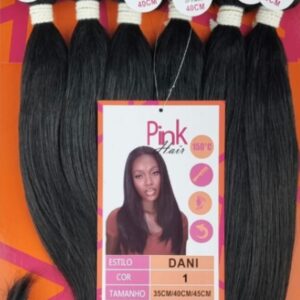 cabelo liso Dani pink Hair bio fibra premium 220g