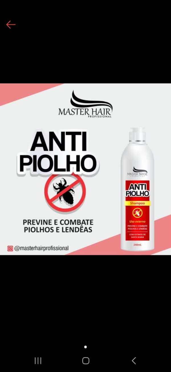 Champoo Anti Piolho 300Ml