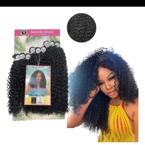 cabelo bio fibra iza cacheado 300g fashion classic 65cm