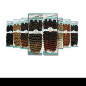Cabelo Orgãnico cacheado crochet cherey carol 300g 55cm