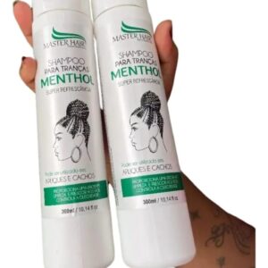Shampoo para trança Menthol 300ml-Master hair profissional