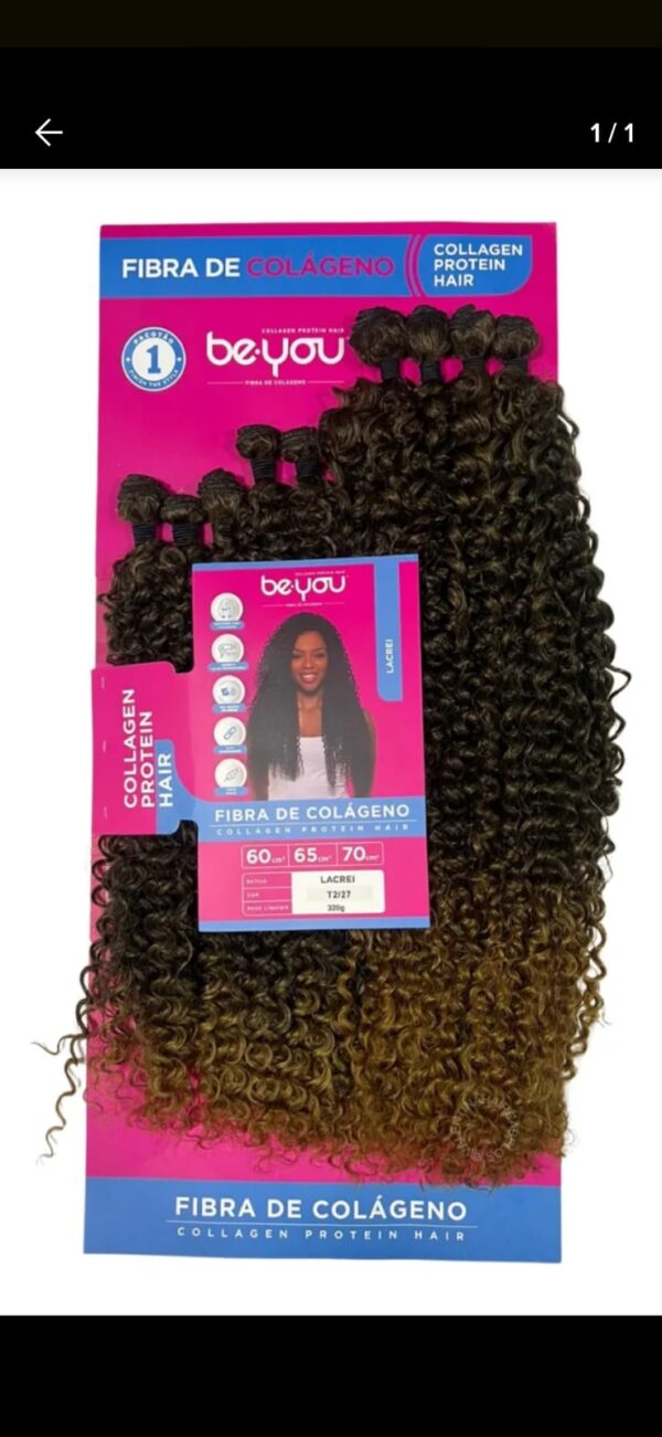 cabelo cacheado bio fibra colágeno lacrei Beyou 320g