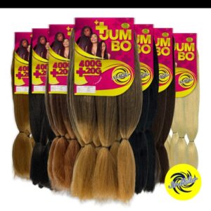 jumbão ser mulher para trança jumbo 420g Novo pacate