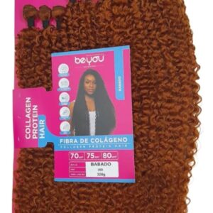 cabelo fibra de colágeno 80cm 320g Be.you Babado