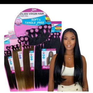 Brazilian Virgin Hair Cabelo Liso Natural Whitney Plus 60CM